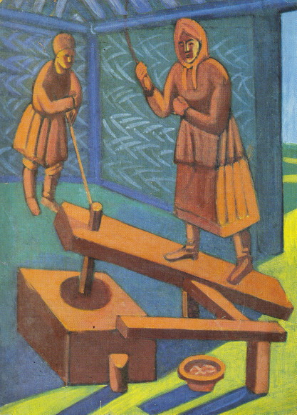 Image - Yevhen Sahaidachny: Crushing Mill (1920s).